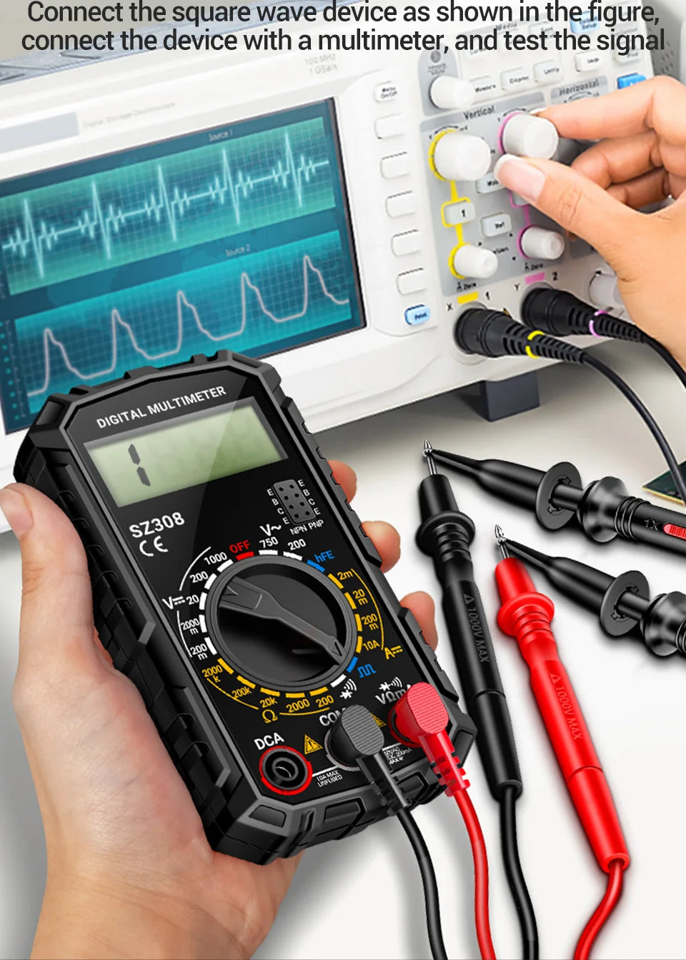 ANENG SZ308 Digital Multimeter AC/DC Tester