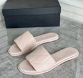 Early Spring New Fashionable And Versatile Flat Casual Slip-on Sandals For Beach Vacation And Outdoor Wear