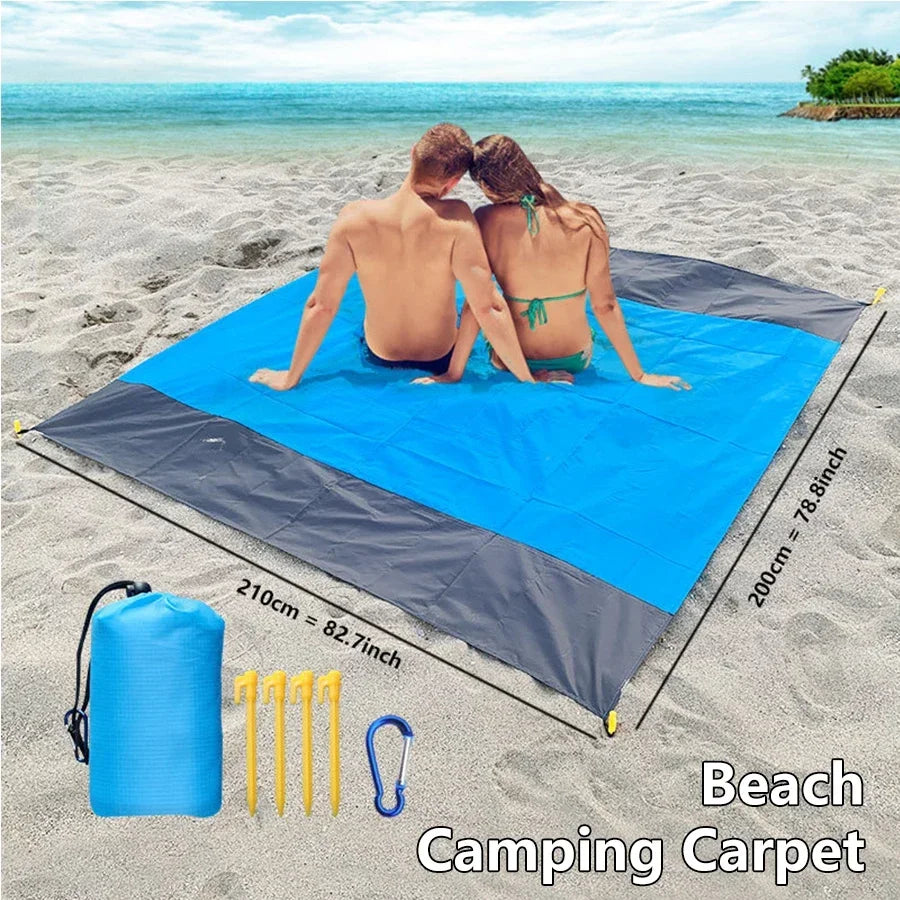 200x210cm Portable Sandproof Waterproof Beach Mat