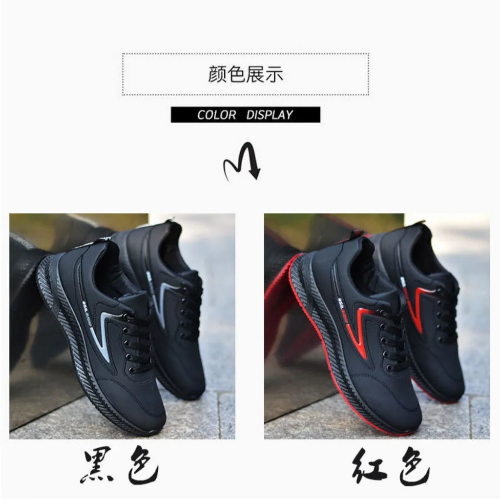 Men's Waterproof Anti-Slip Low-Top Running Shoes
