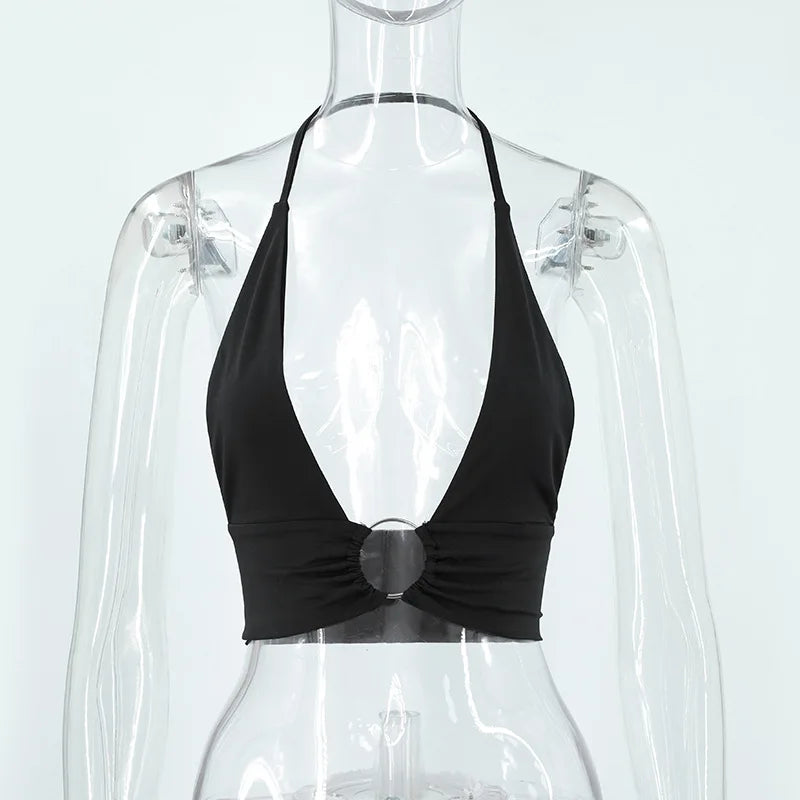 Strapless V-Neck Cami Top