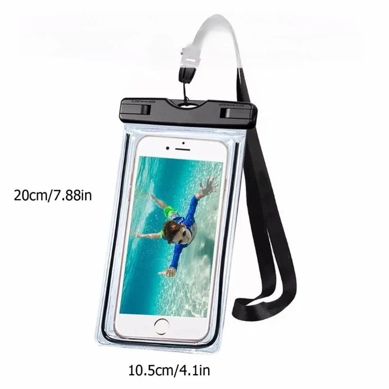 3PCS Universal Waterproof Phone Pouch - Underwater Phone Case for Beach, Kayaking, Fishing