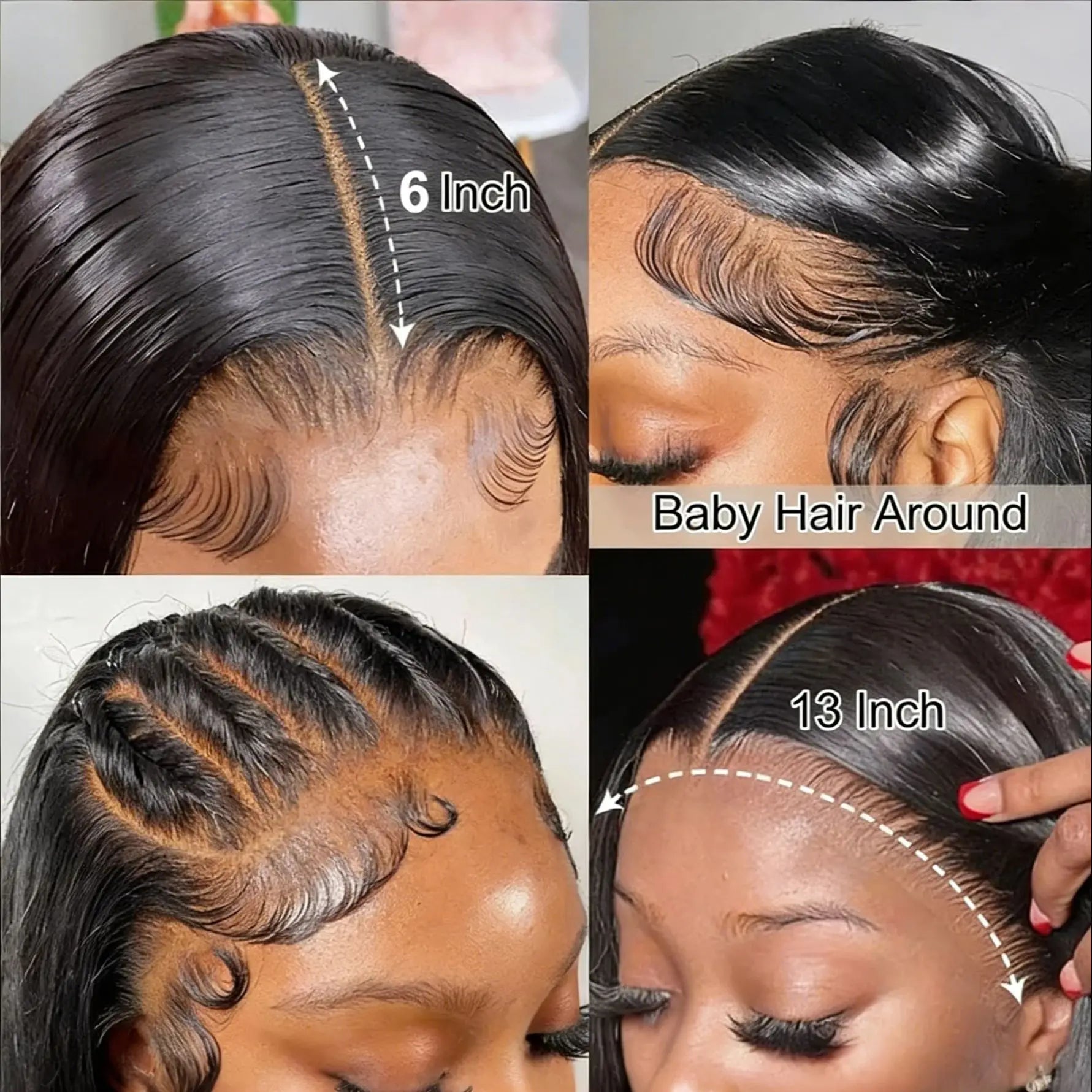 13x6 Lace Front Straight Brazilian Wig 30-42 Inch