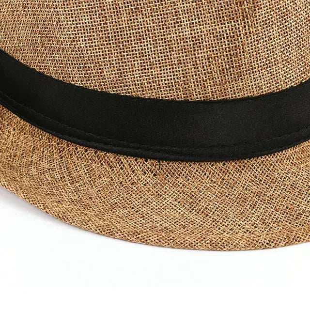 Men's Cotton-Linen Sun Hat — Casual Visor Style