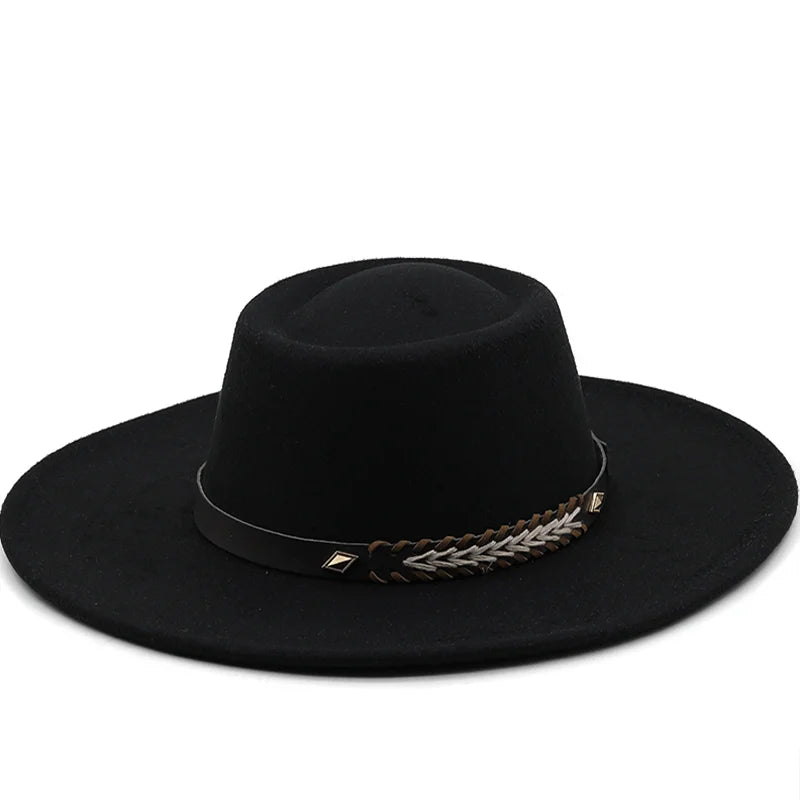 Wool Felt Panama Fedora — Classic British Style