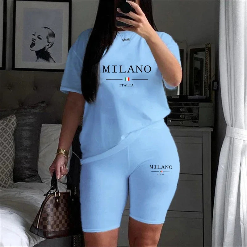 T-Shirt & Shorts Tracksuit Set