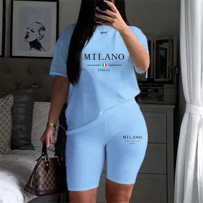T-Shirt & Shorts Tracksuit Set