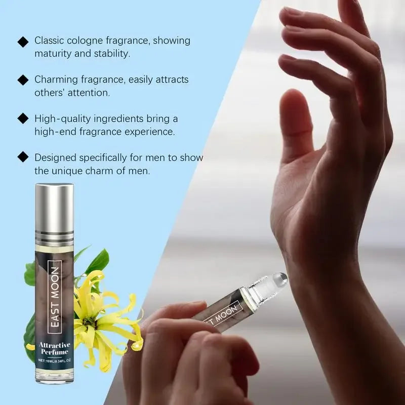 Men's Pheromone Infused Roller Cologne 10ml