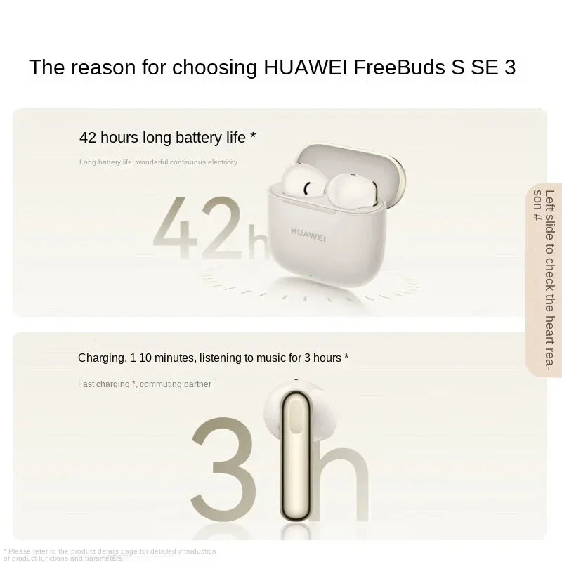 HUAWEI FreeBuds SE 3 Original  lightweight and compact Bluetooth 5.4 42 hours long battery life,