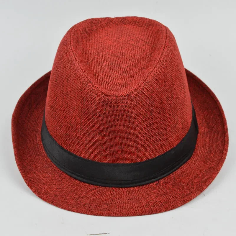 Men's Cotton-Linen Sun Hat — Casual Visor Style