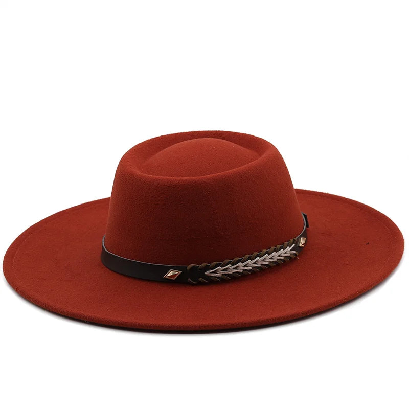 Wool Felt Panama Fedora — Classic British Style