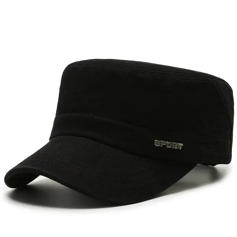 Men's Flat Military Cap Casual Fashion