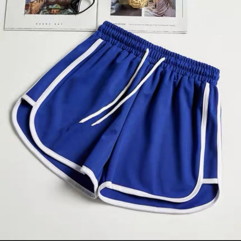 Wide-Leg Breathable Yoga Shorts