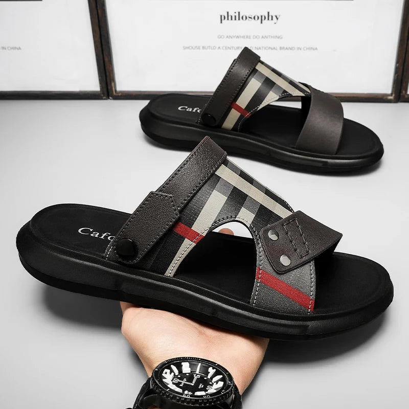 Men's Lightweight One-Line Summer Beach Sandals