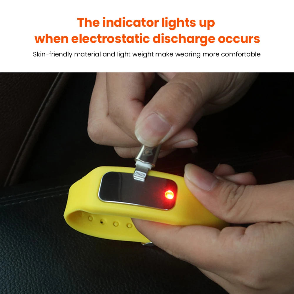 Anti-Static Wristband Bracelet — Silicone Static Discharge Band
