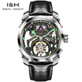 IDEAL KNIGHT 6802 Tourbillon Hollow Automatic Watch — Sapphire, Spider Dial