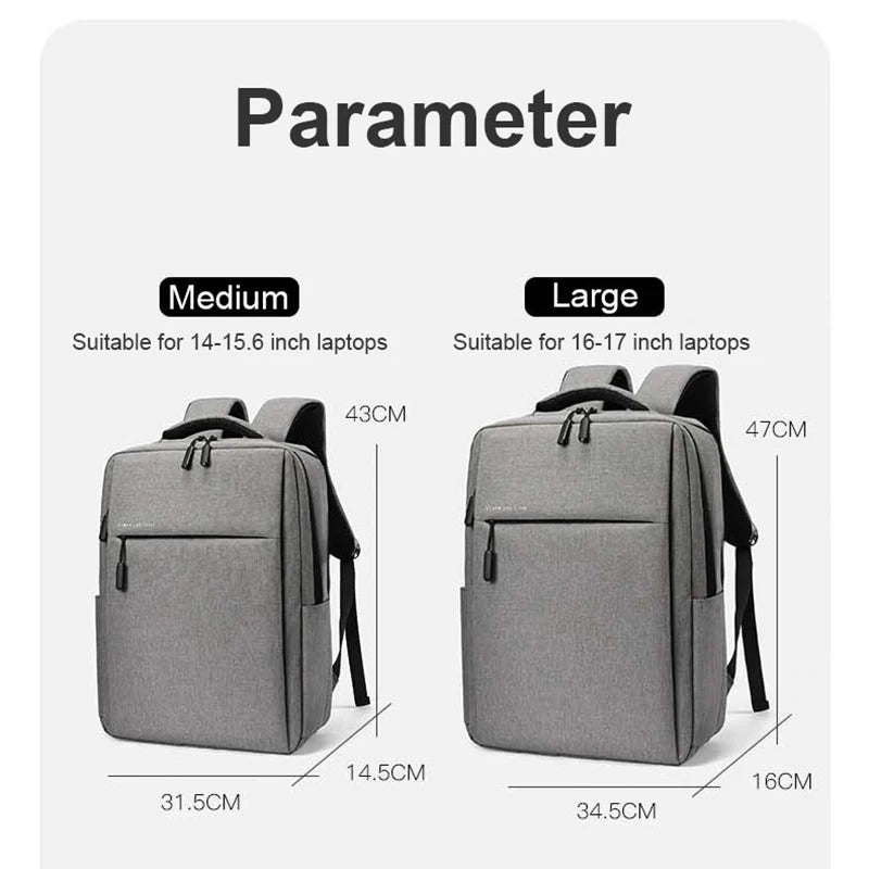 Waterproof Laptop Backpack — Fits 15.6″ and 17.3″ Laptops