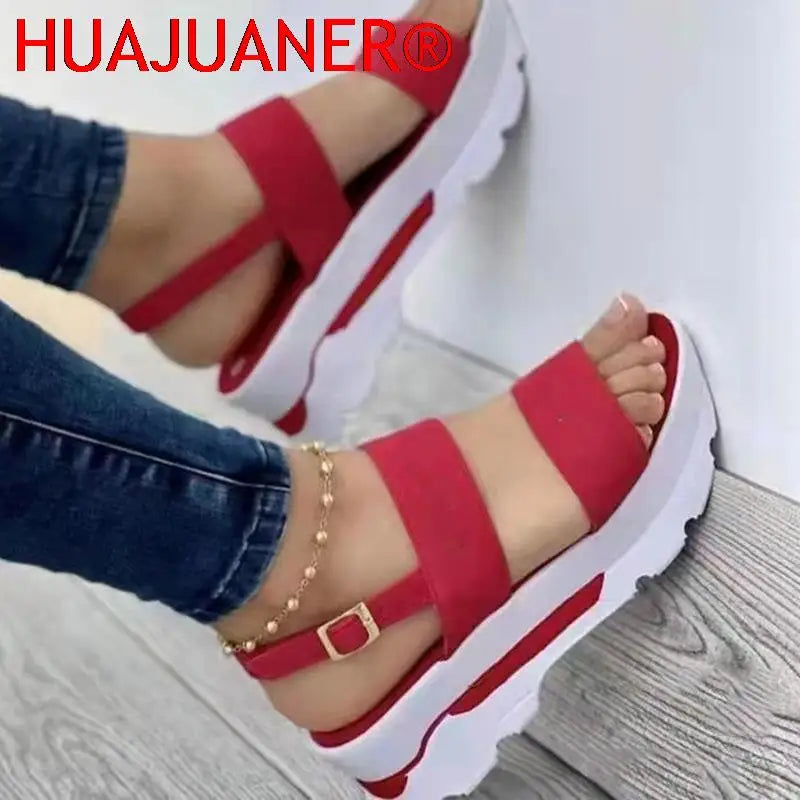 Women Sandals Summer Platform Sandals With Wedges Shoes For Women New Summer Sandalias Mujer Platform Heels Sandals Shoes Female