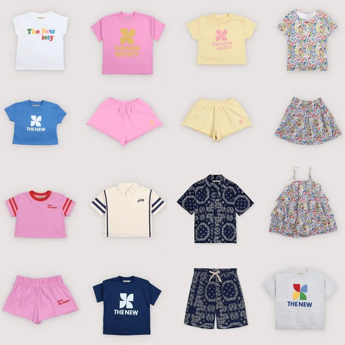 Kids Printed Summer T-Shirt & Skirt Set – Ages 2-10