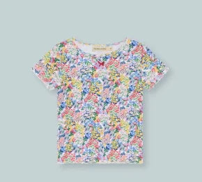 Kids Printed Summer T-Shirt & Skirt Set – Ages 2-10