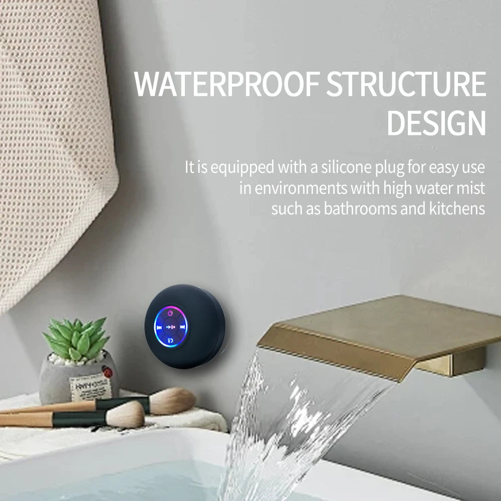 Portable Bluetooth Speaker IPX4 Waterproof