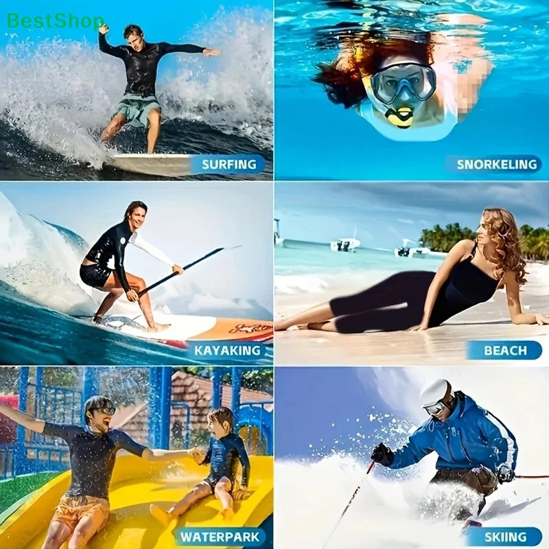 Floating Waterproof Phone Pouch with Lanyard — Beach & Pool Safe