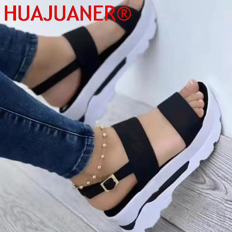Women Sandals Summer Platform Sandals With Wedges Shoes For Women New Summer Sandalias Mujer Platform Heels Sandals Shoes Female