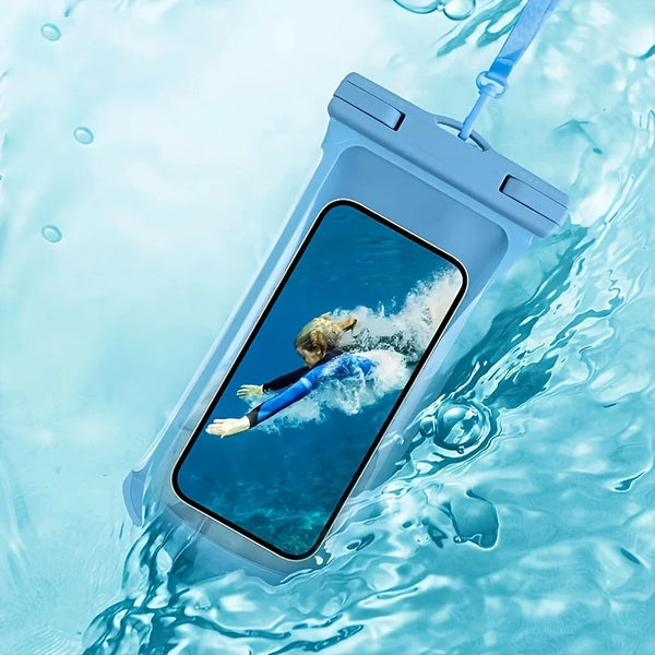 Waterproof Phone Pouch 3D Design — Fits 8-Inch Smartphones (Case-Friendly)