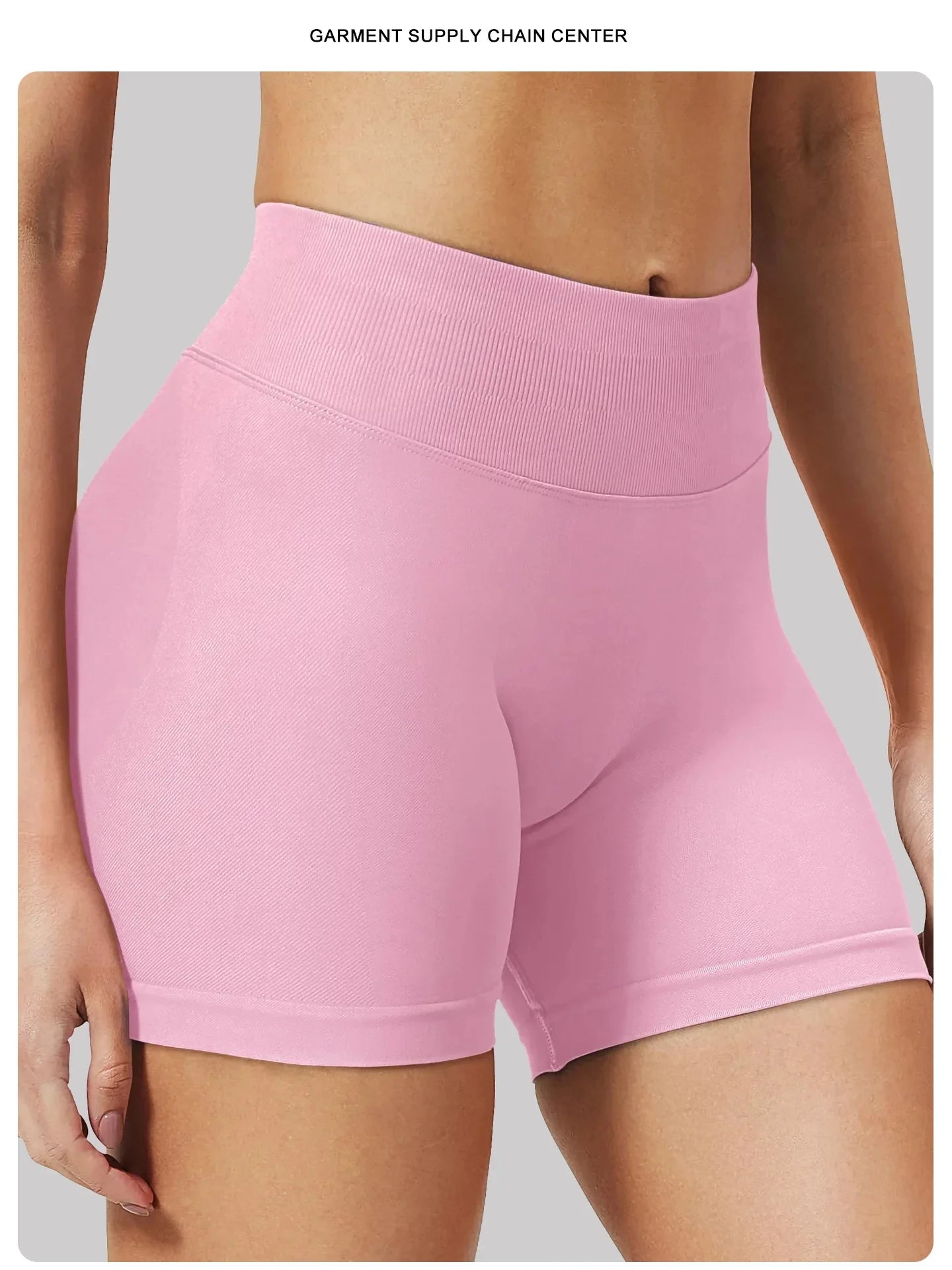High-Waist Yoga Shorts
