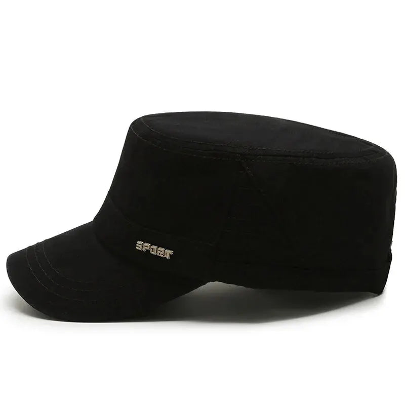 Men's Flat Military Cap Casual Fashion