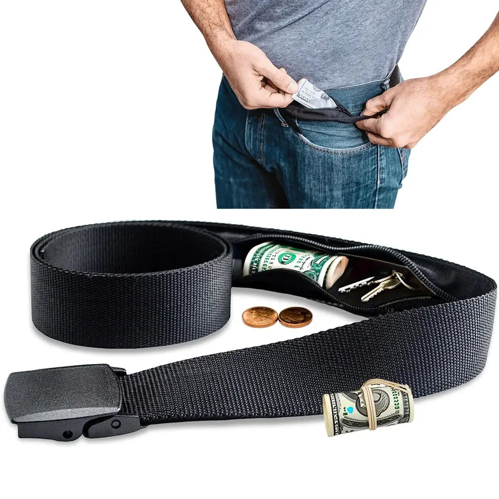 Hidden Money Belt — Anti-Theft Travel Cash Belt