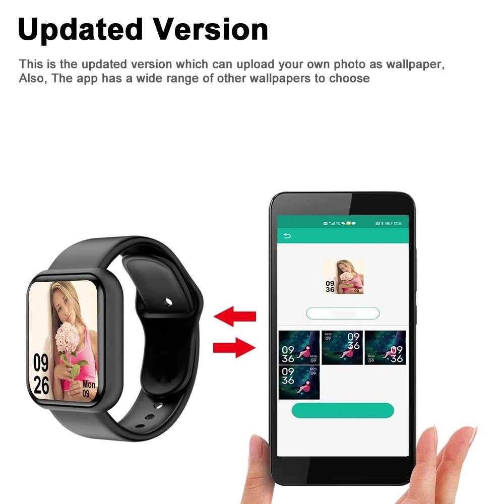 Smartwatch Fitness Monitor for Men and Women