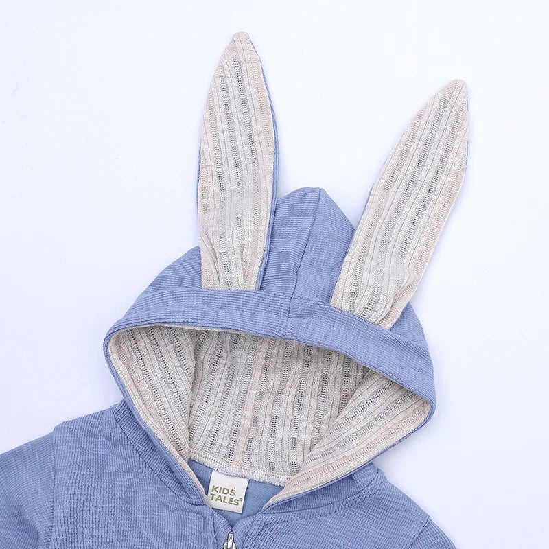 Baby Boys Easter Bunny Hooded Romper