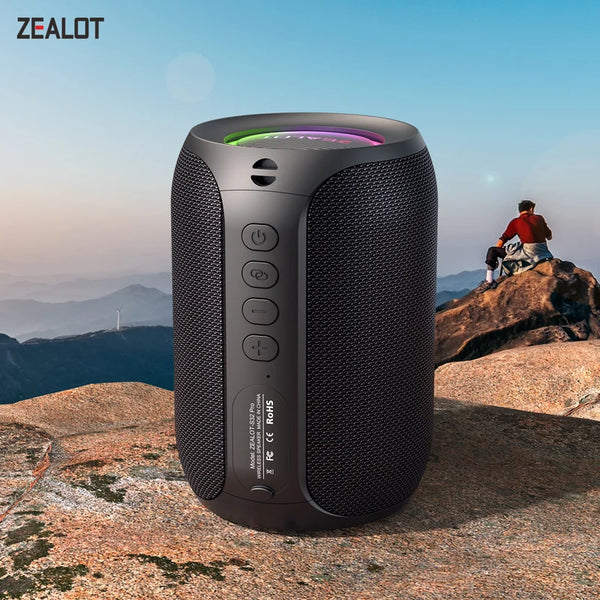 ZEALOT S32PRO Bluetooth 5.2 Outdoor Speaker — 15W Waterproof with TWS