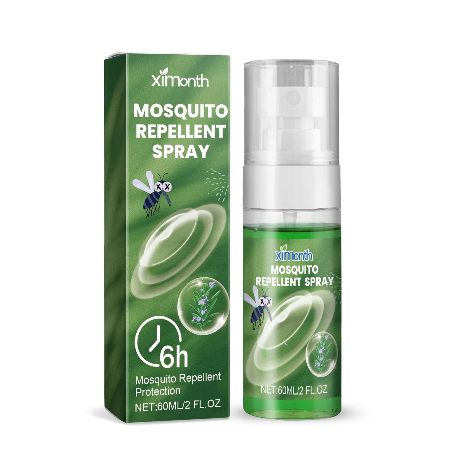 Anti-bite mosquito repellent spray, mosquito repellent liquid spray, household floral water, portable mosquito repellent for cam