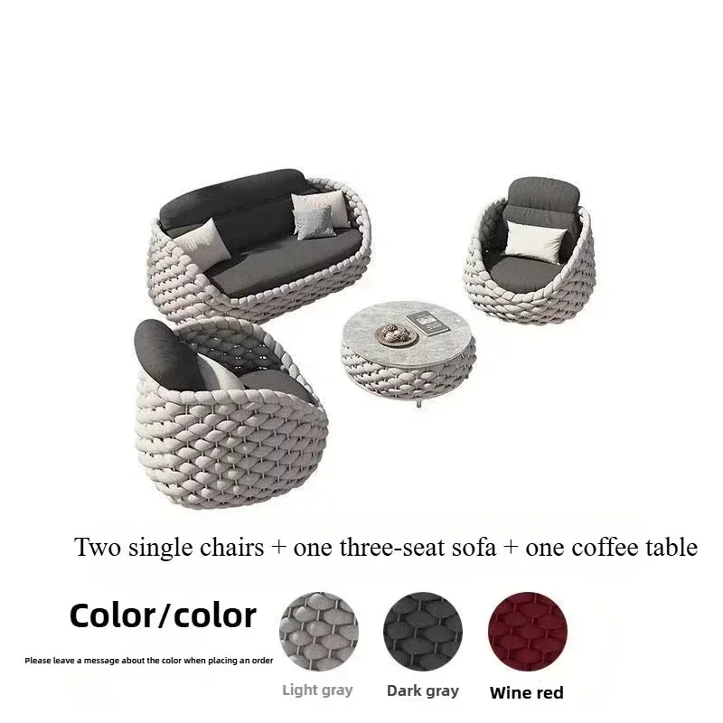 Outdoor Rattan Patio Wicker Loveseat Sofa