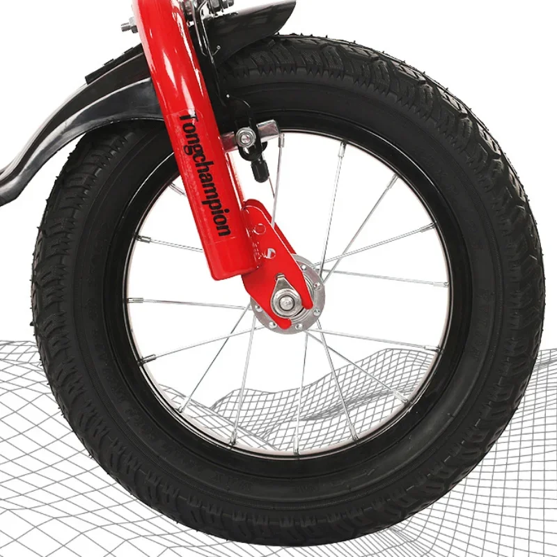 Children Toddler Bicycle Multiple Sizes Boys Girls Adjustable Height Detachable Basket Kid Bike For 2-7 Years Old Outdoor Use