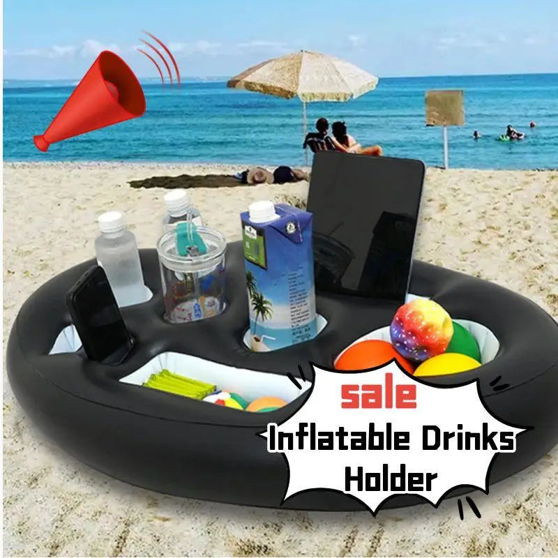 Inflatable Floating Drink Holder Pool Tray