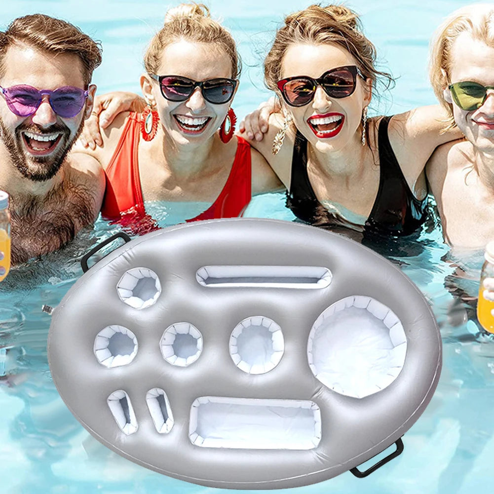 Inflatable Floating Drink Holder Pool Tray