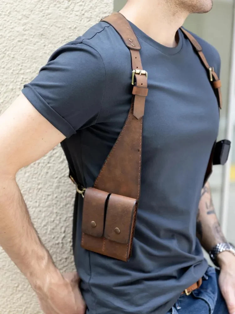 Concealed Underarm Holster Wallet — Travel Pouch for Phone & Valuables