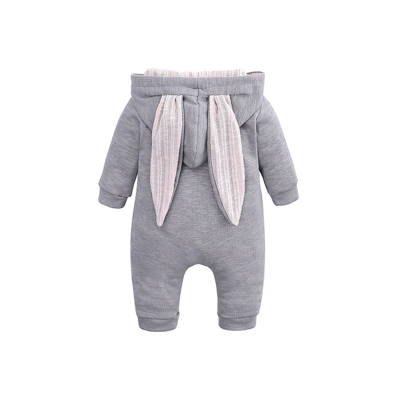 Baby Boys Easter Bunny Hooded Romper