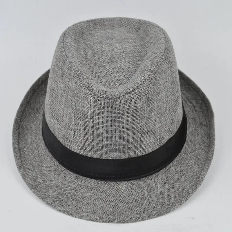 Men's Cotton-Linen Sun Hat — Casual Visor Style