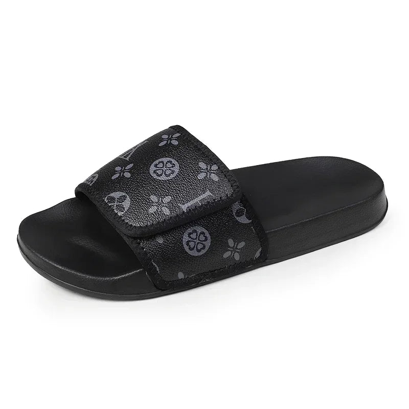 2026 Man Summer Slippers Leather Sandals Comfortable Man Sandal House Sandals Sale Mens Slipper Flip Flop Shoes for Men Slippers