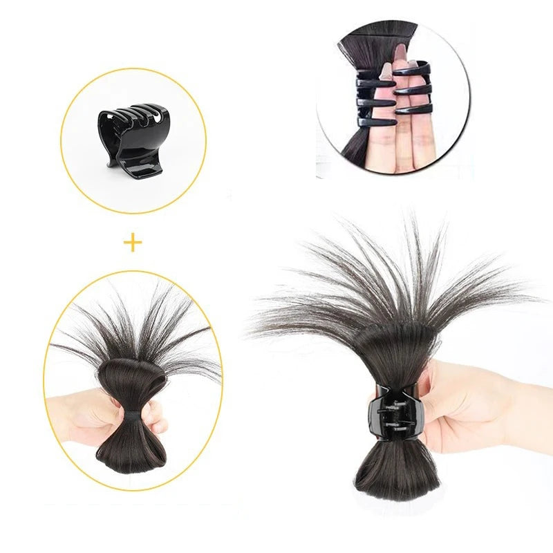 Sunslymei Claw Clip High Ponytail Synthetic Wig