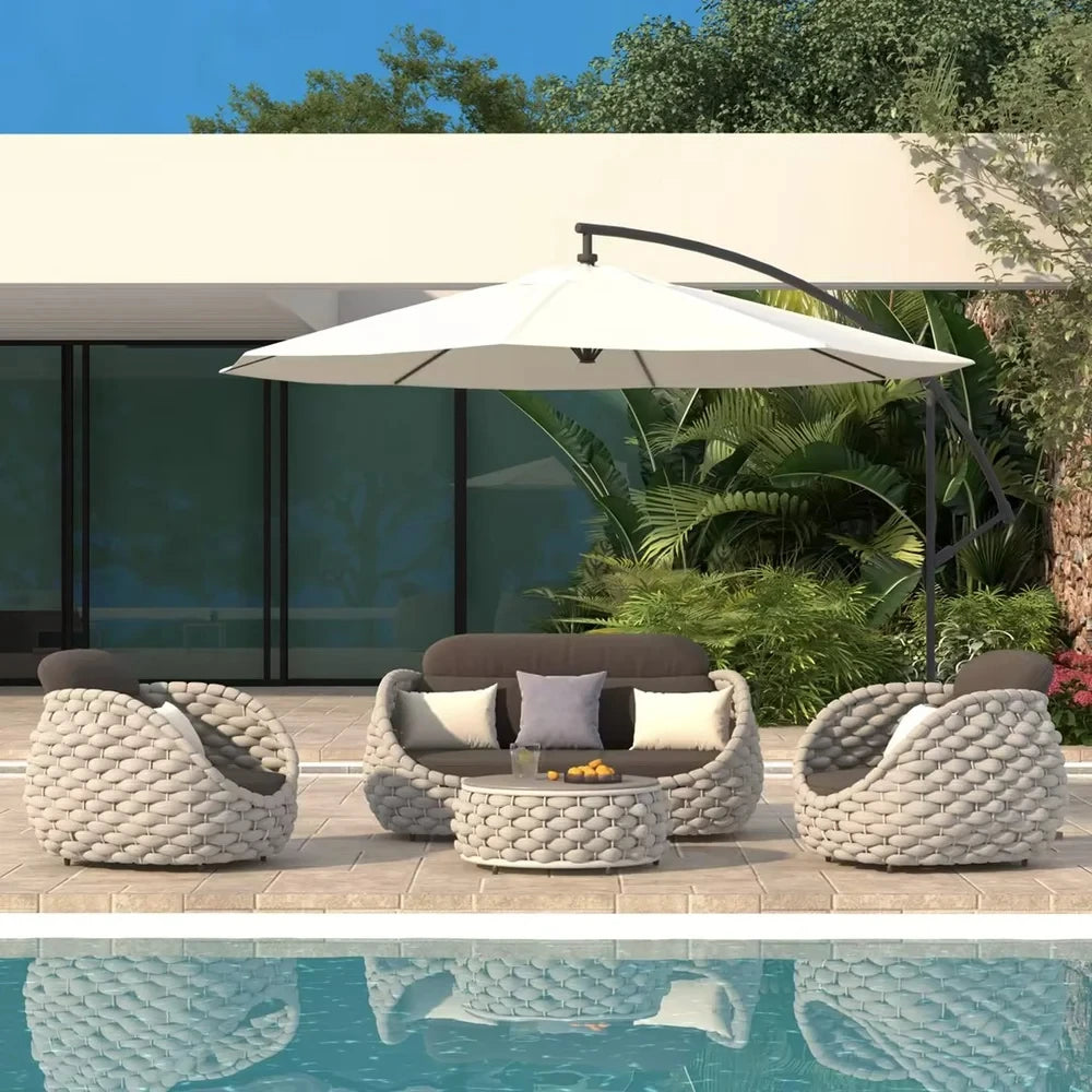 Outdoor Patio Furniture Sofa Set Garden