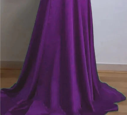Eightale Dark Green Satin Beaded Evening Dress