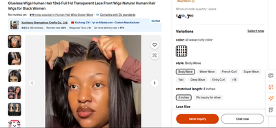 Glueless HD Lace Front Wig — 13x6 Transparent Lace Human Hair