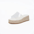 2025 Women Sandals Summer Fashion PVC Jelly Wedges Platform Women's Slippers Casual Shoes Шлепанцы Женские Летние На Платформе