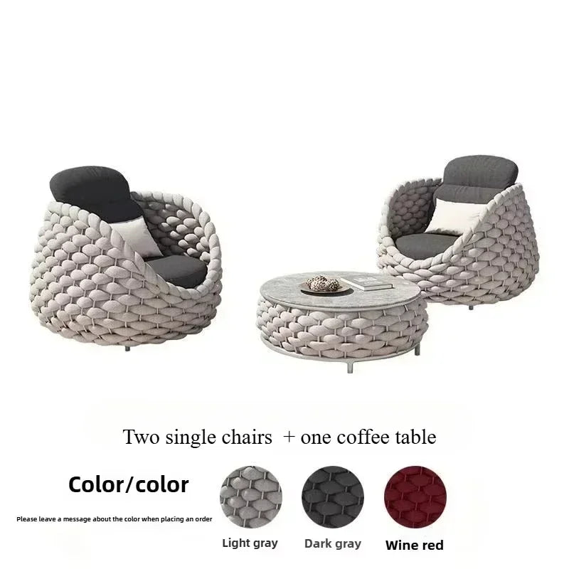 Outdoor Rattan Patio Wicker Loveseat Sofa