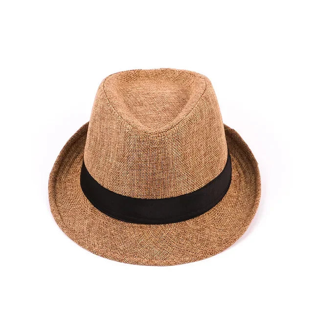 Men's Cotton-Linen Sun Hat — Casual Visor Style